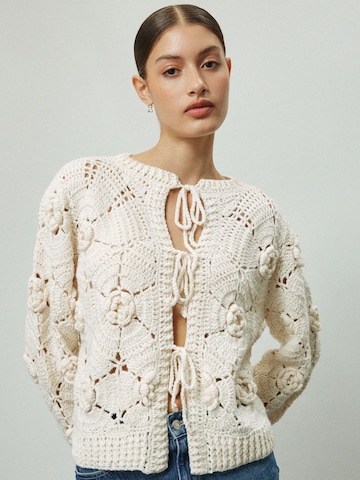 Next Gebreid vest in Beige: voorkant