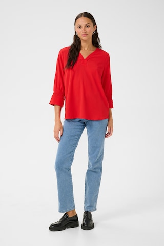 Kaffe - Blusa 'KALinda' em vermelho