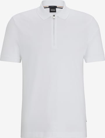 BOSS Green Poloshirt 'Polston' in Weiß: predná strana