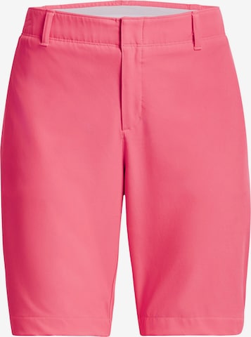 UNDER ARMOUR Workout Pants 'Links' in Pink: front