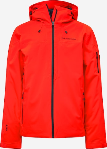 PEAK PERFORMANCESportska jakna - crvena boja: prednji dio