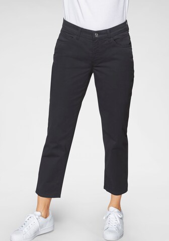 MAC Skinny Jeans in Zwart: voorkant