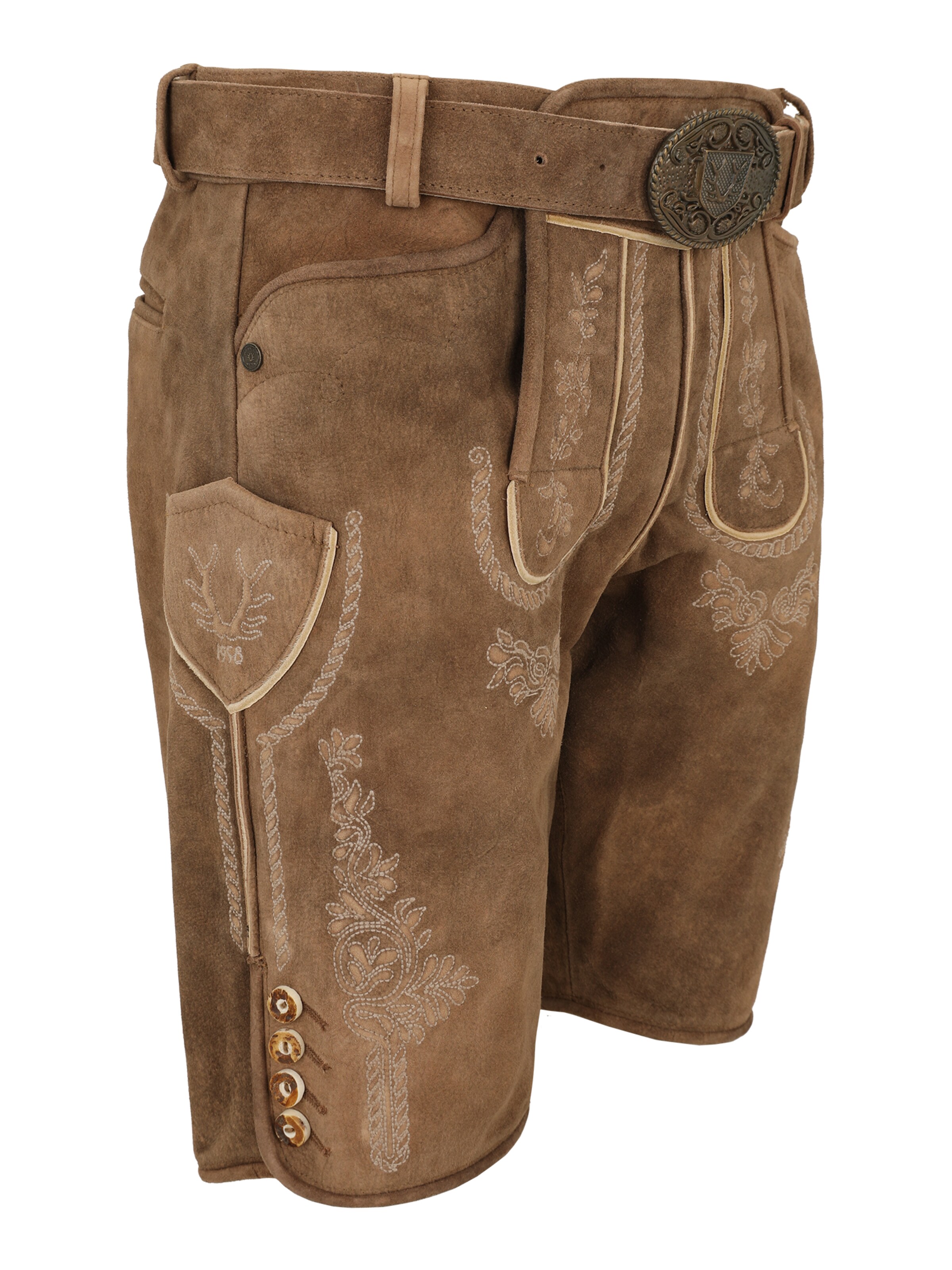 Krüger Buam Regular Hose 'Quan' in Braun