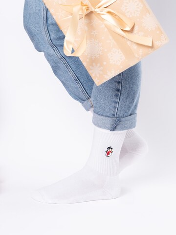Occulto Socks 'Claus' in White