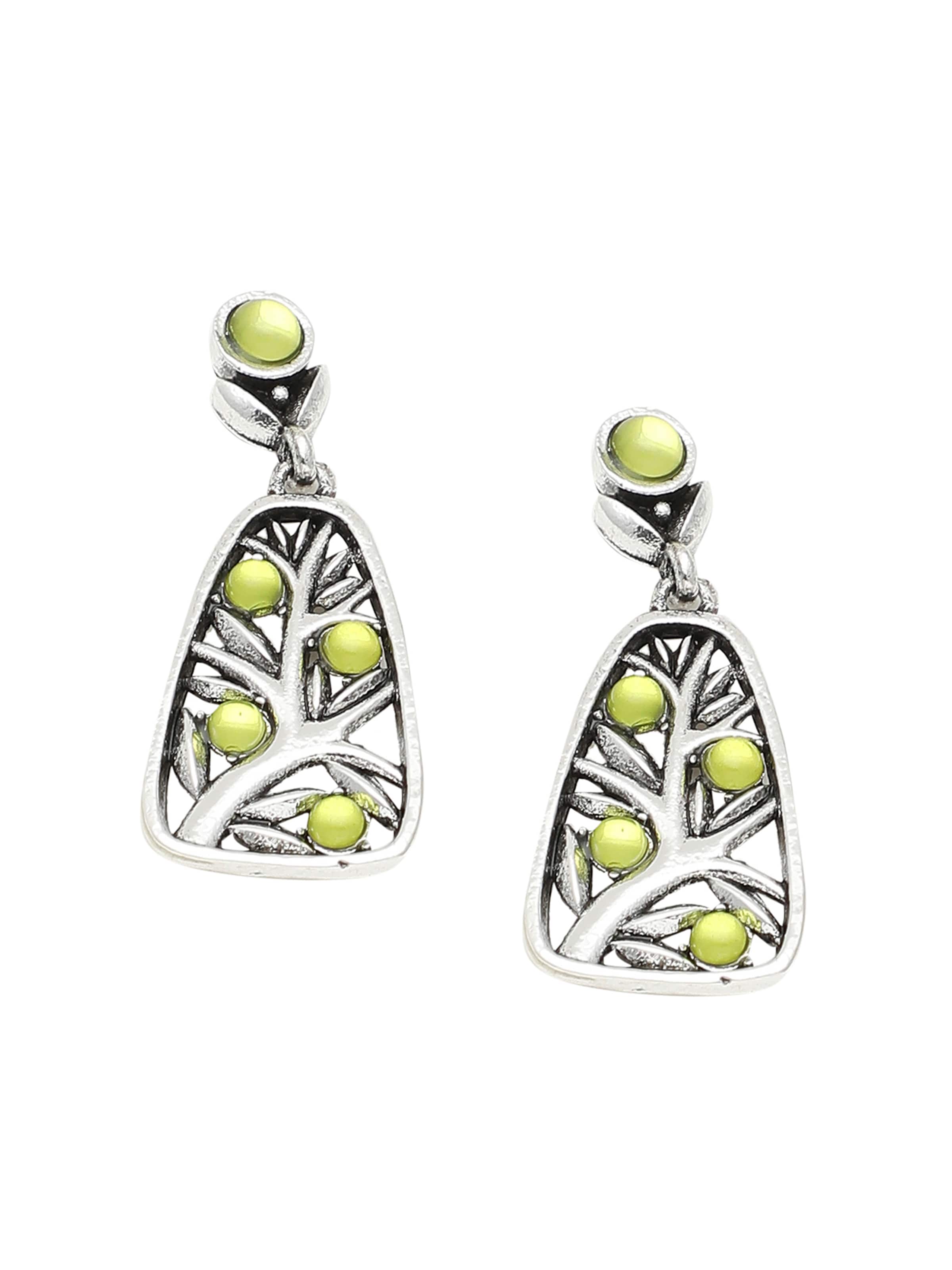 SOHI Kõrvarõngas, värv kollane: eest vaates