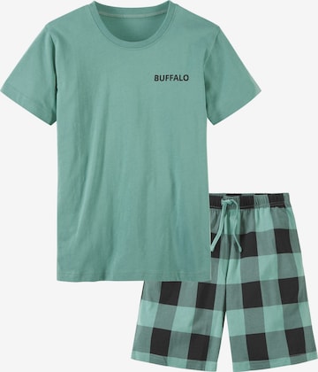 Pigiama di BUFFALO in verde: frontale