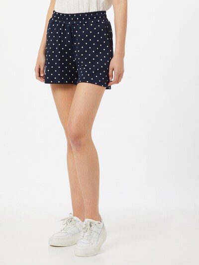 basic apparel Kalhoty 'Saga' - námořnická modř / bílá, Model/ka