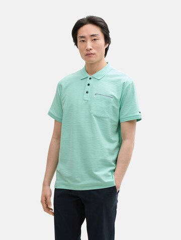 T-Shirt TOM TAILOR en vert : devant