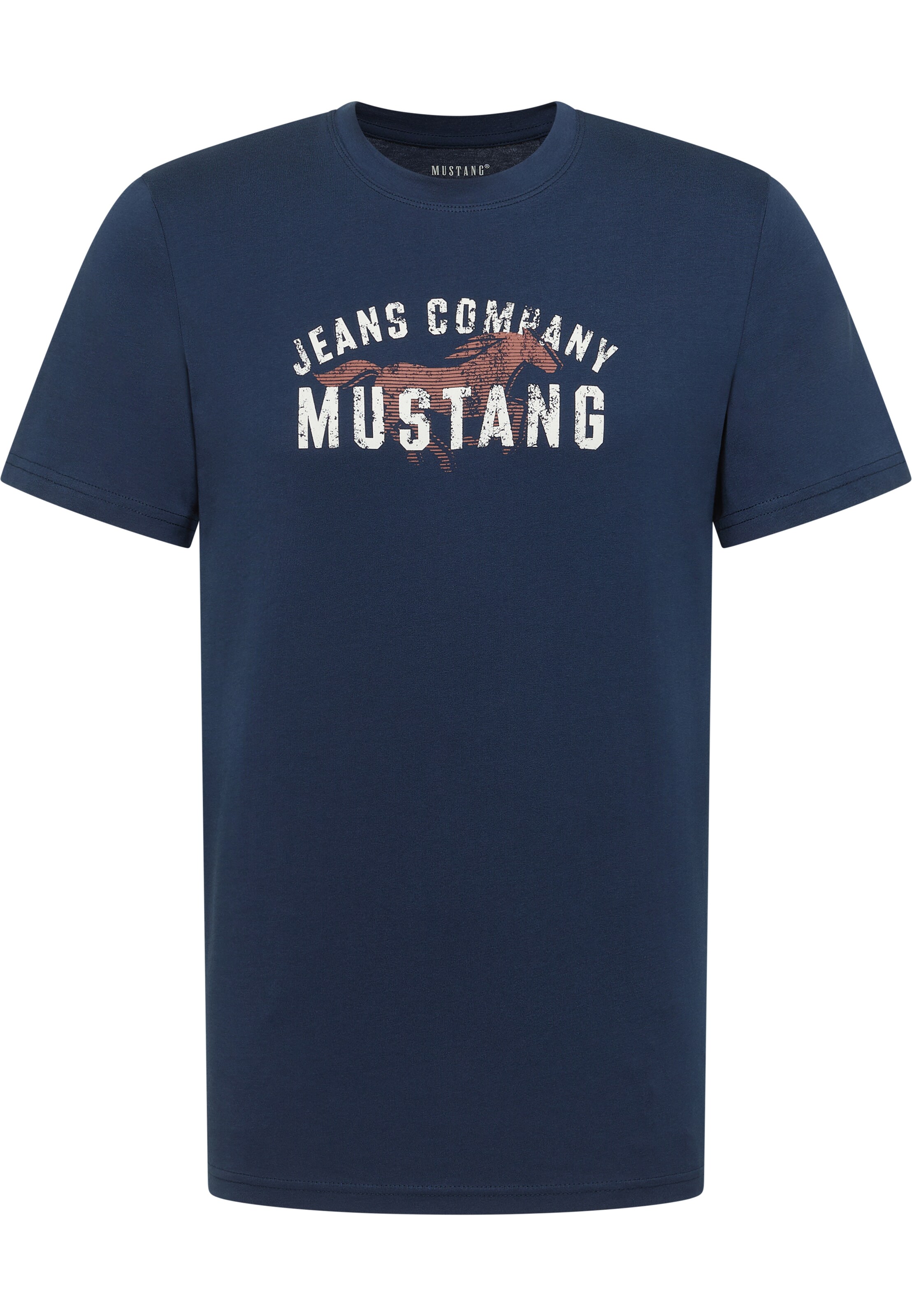 MUSTANG T-Shirt 'Austin' in Blau: Vorderseite