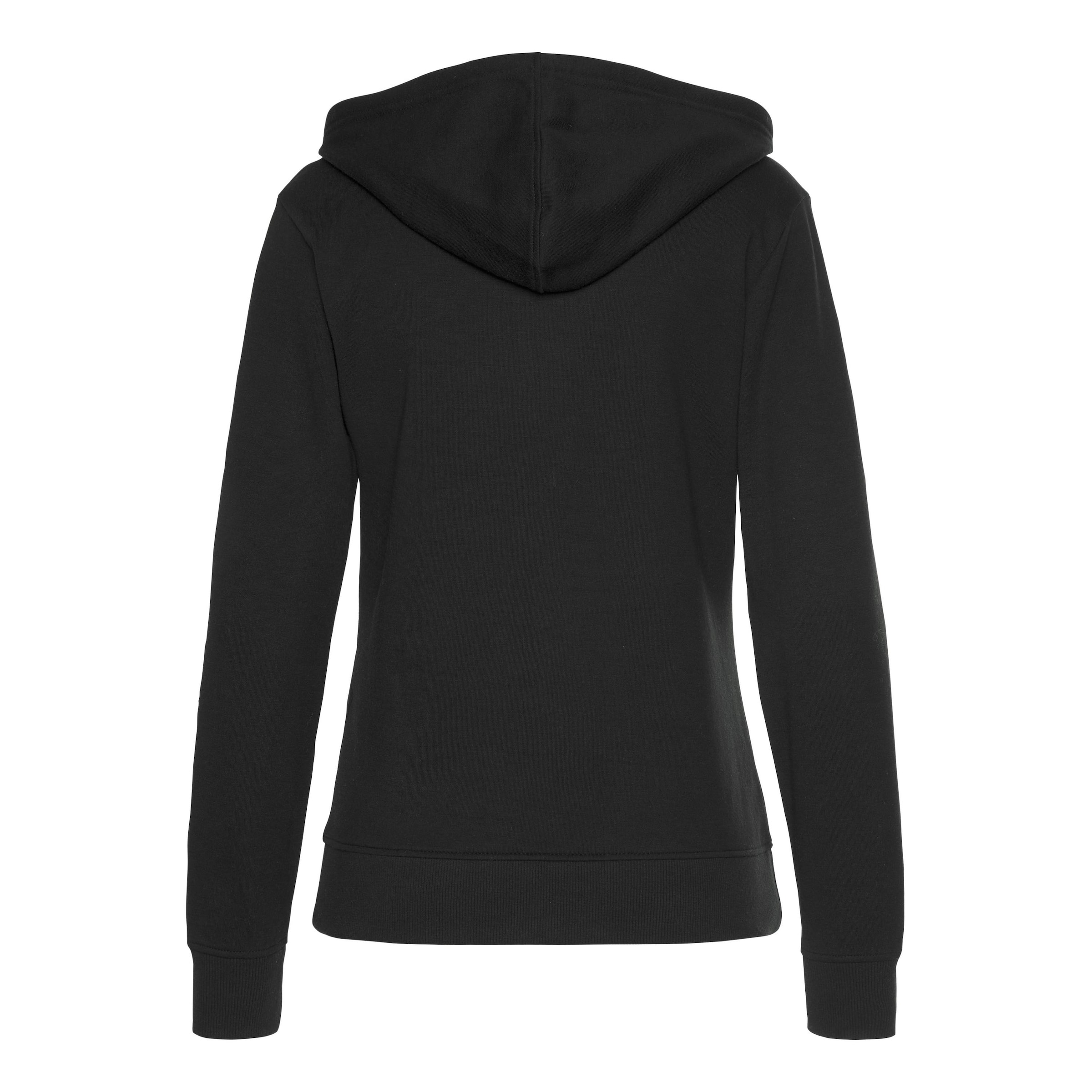 BENCH Zip-Up Hoodie in Black