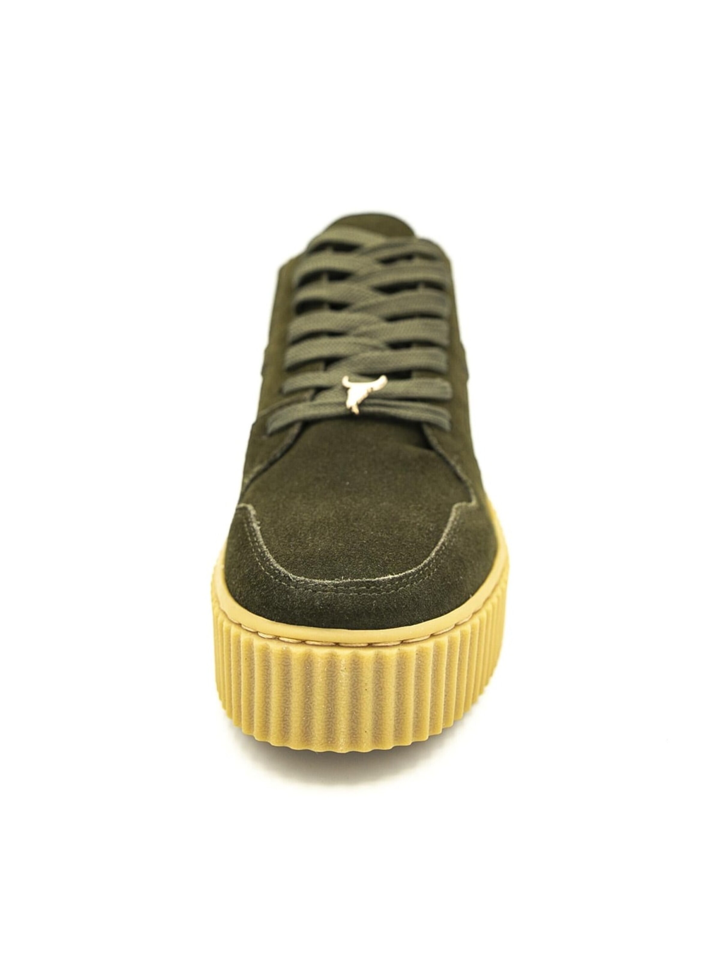 Windsor Smith Athletic lace-up shoe 'Oracle Shoes' in Green
