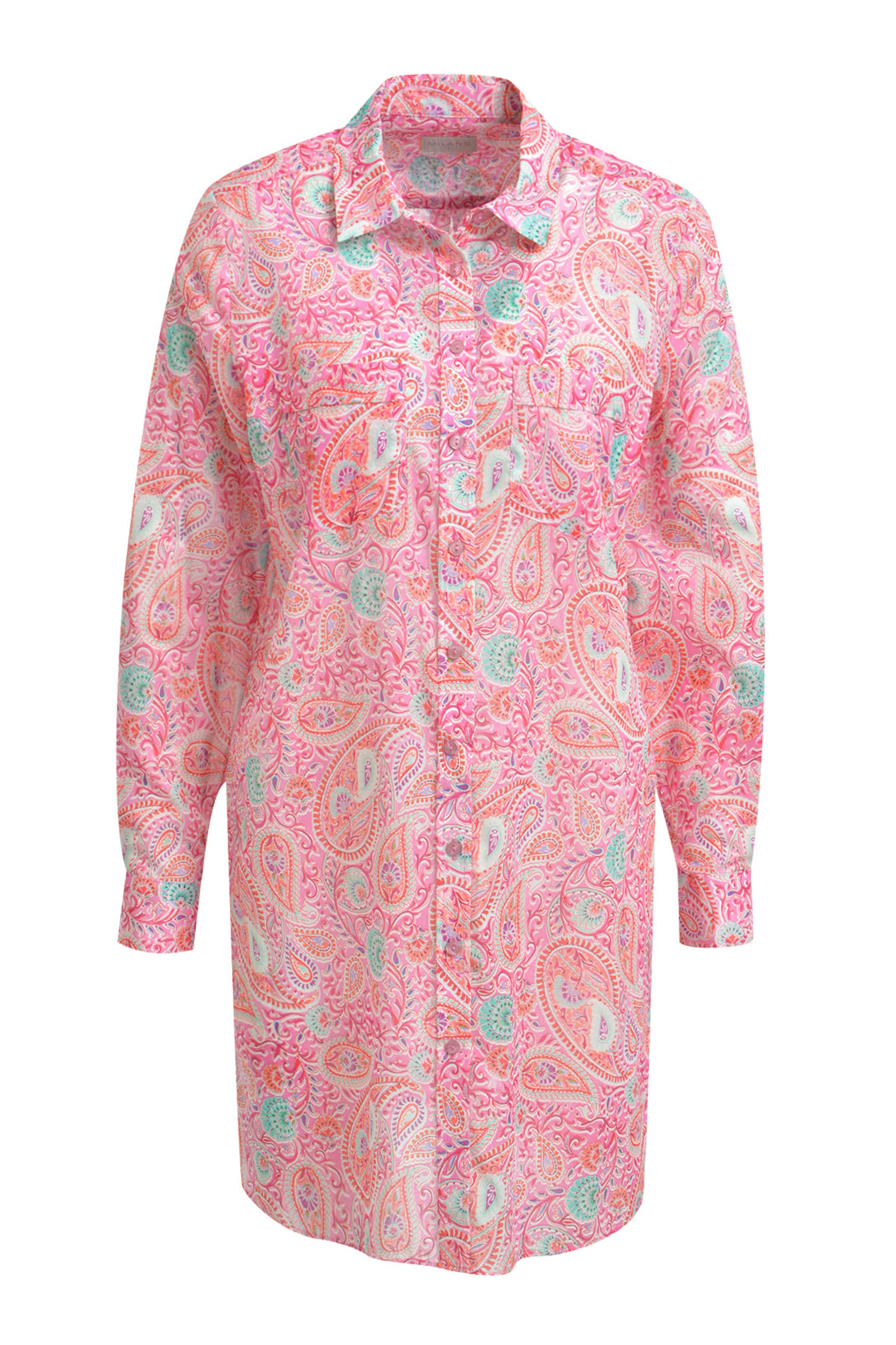 Milano Italy Blouse in Pink: front