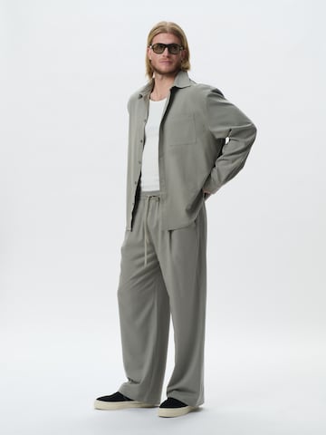 KARIA by Loris Karius Wide leg Παντελόνι σε γκρι