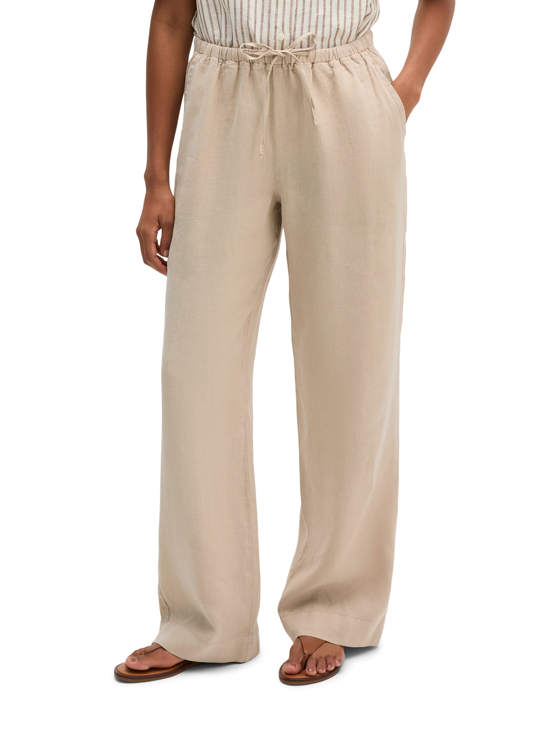 Marc O'Polo Regular Pants in Beige: front