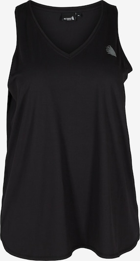 Sport top 'Abasic' Active by Zizzi pe negru, Vizualizare produs