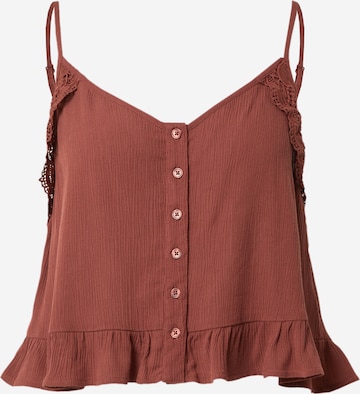 ABOUT YOU Top 'Aurelie' in Rood: voorkant