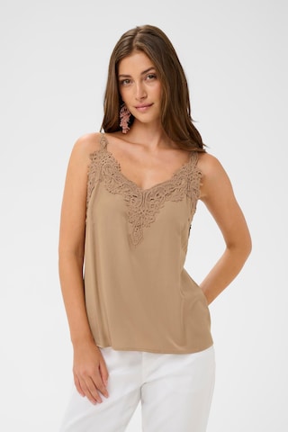 Cream Top 'CRAnna' w kolorze brązowy: przód