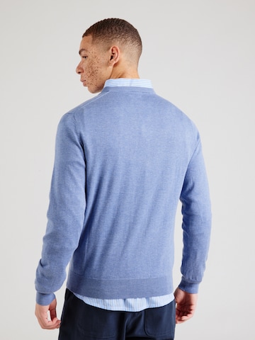 Hackett London Pulover | modra barva: zadnja stran
