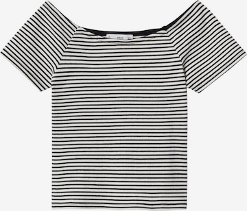 MANGO Shirt 'TRIS' in Wit: voorkant