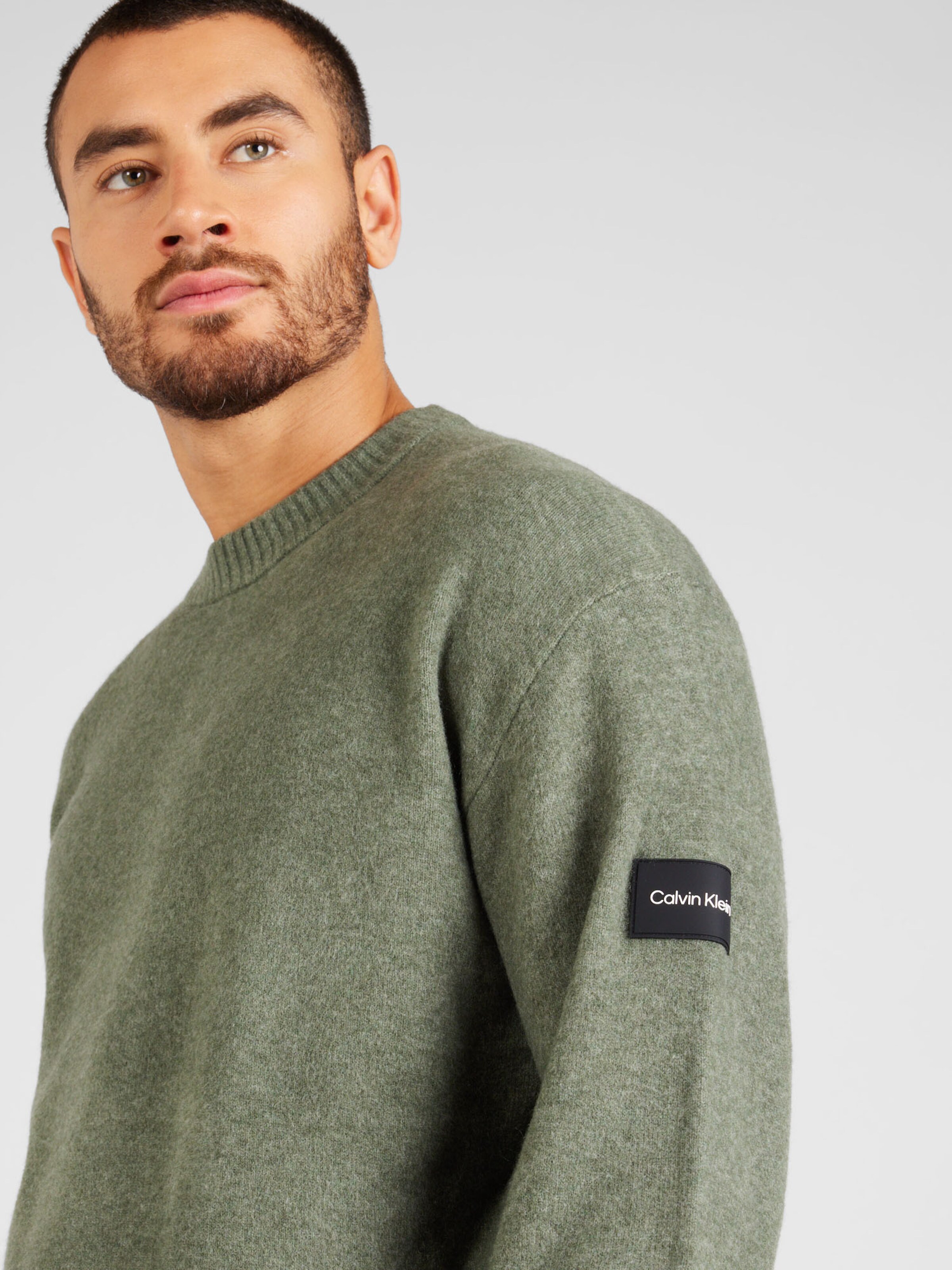 Calvin klein sweater green sale