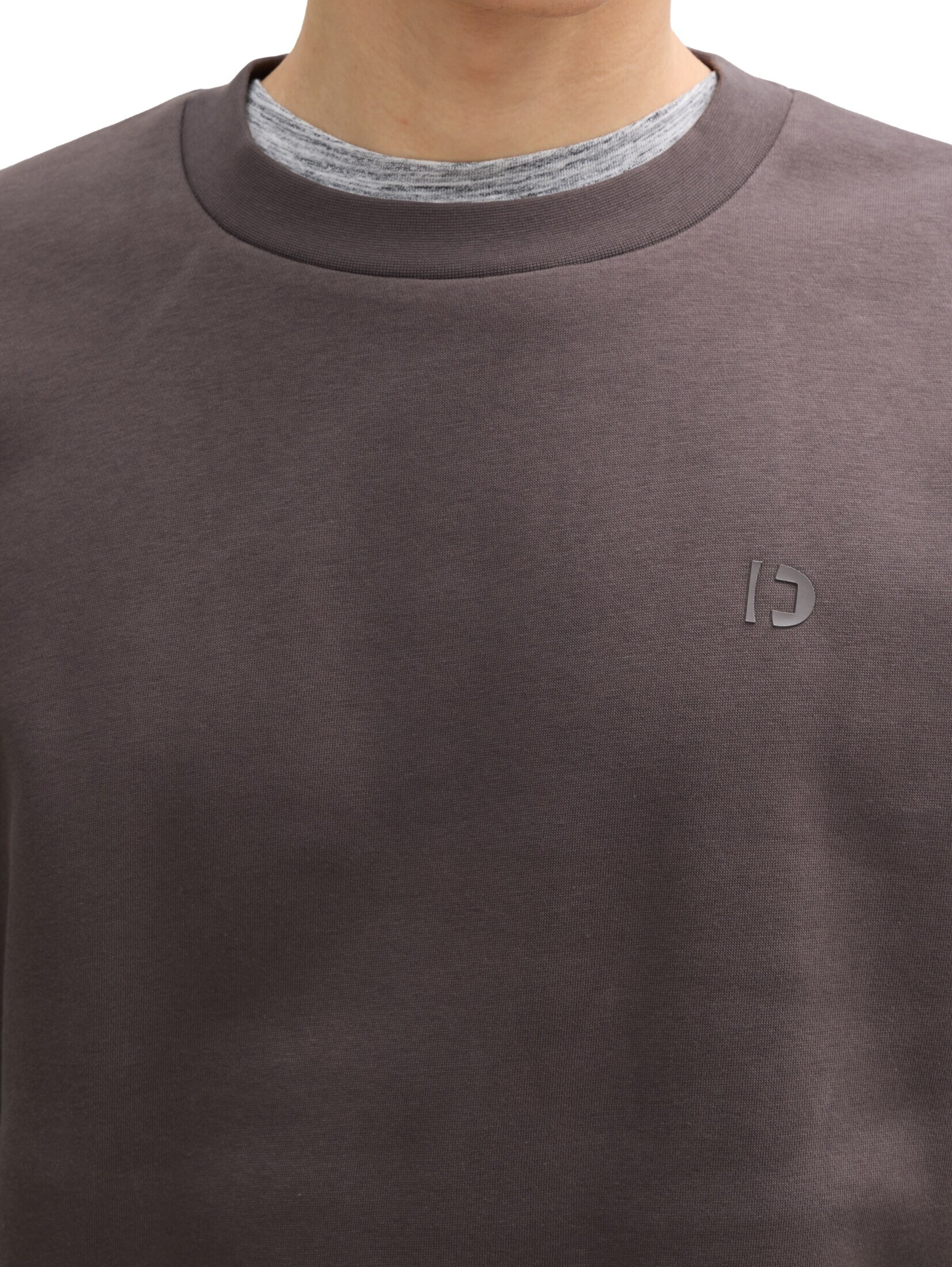 TOM TAILOR DENIM Collegepaita värissä ruskea