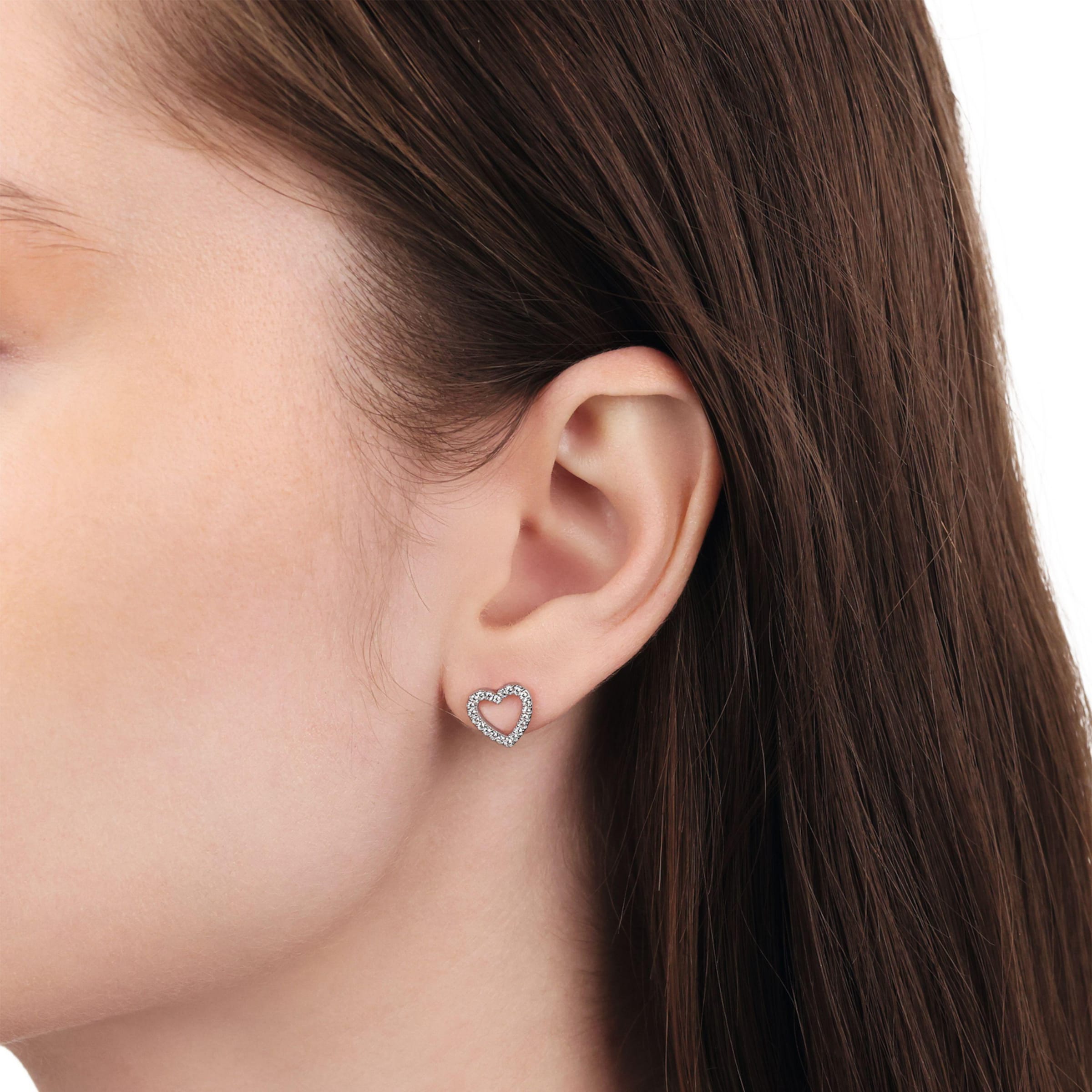 TOM TAILOR Earrings in Silver: front