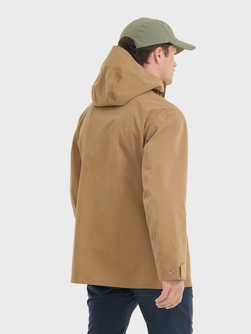 AIGLE Funktionsjakke i brun: tilbage