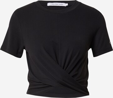 Calvin Klein Jeans Paita värissä musta: edessä