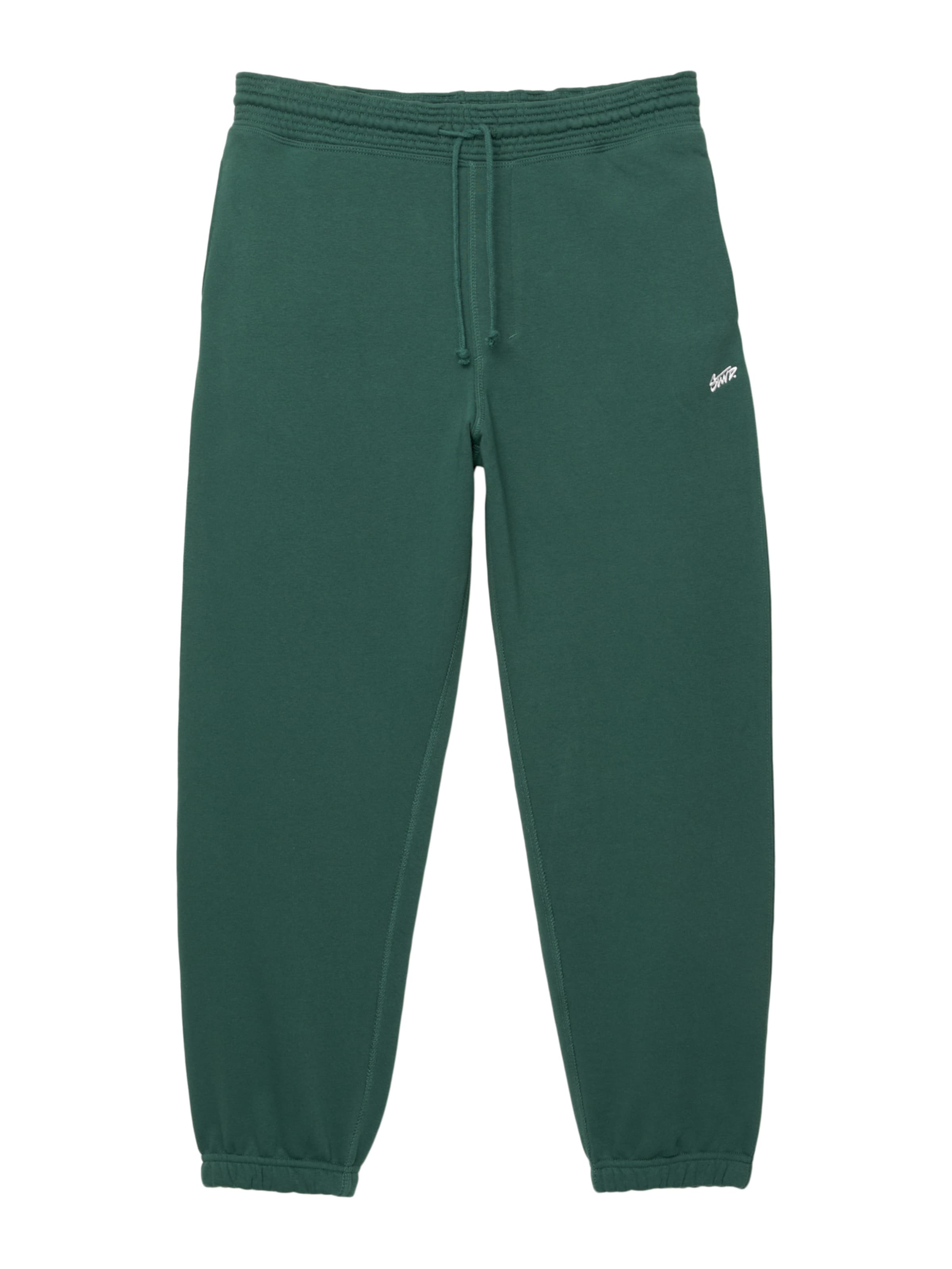 Pull&Bear Tapered Broek 'STWD' in Groen: voorkant