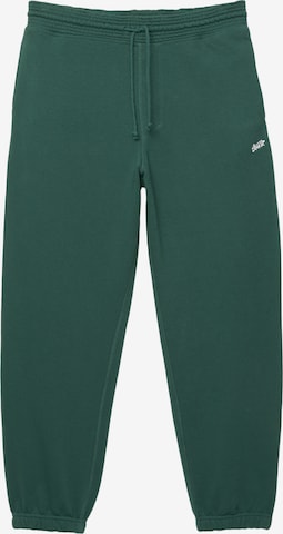 Pull&Bear Tapered Pants 'STWD' in Green: front