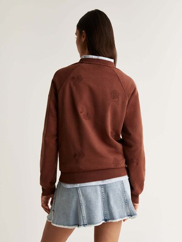 Sweat-shirt Scalpers en marron