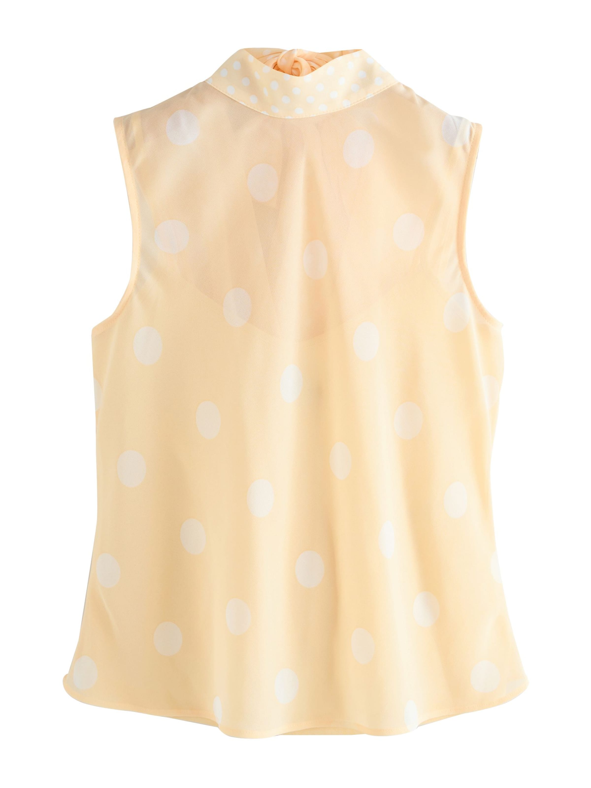 Next Blusa en XS en amarillo claro / blanco, Vista del producto