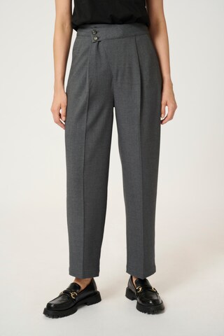 Regular Pantalon 'Merle' Kaffe en gris : devant