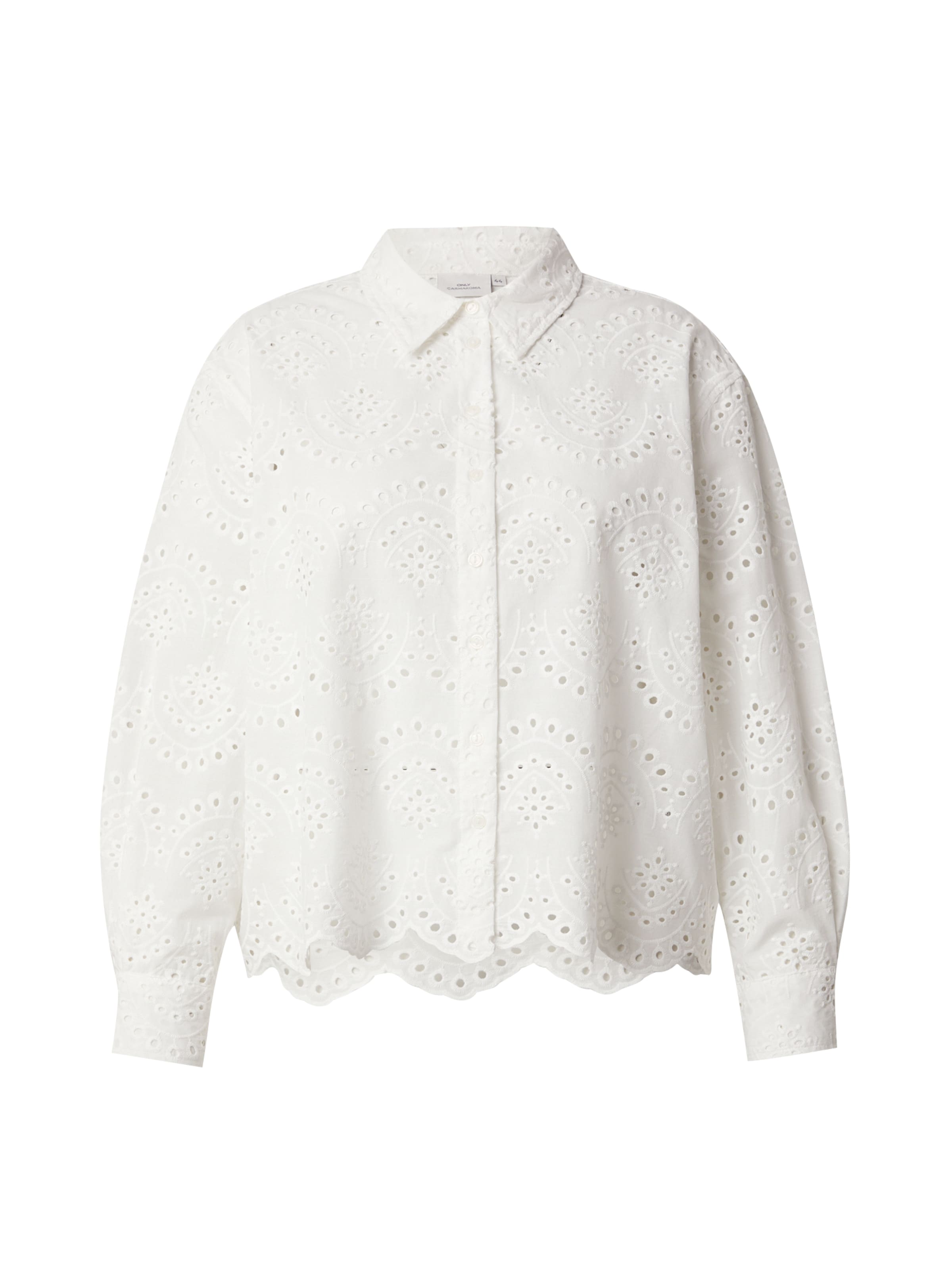 ONLY Carmakoma Blouse 'VALAIS' in de kleur Wit, Productweergave