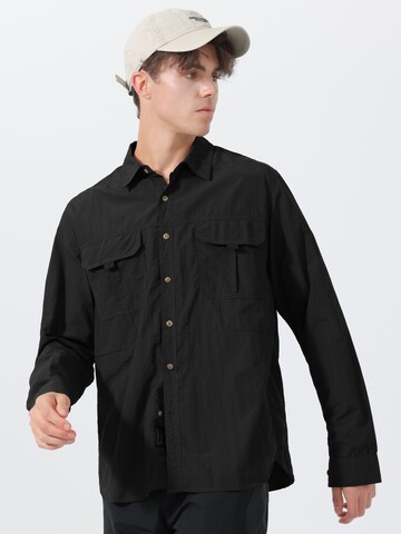 Youthup Regular fit Button Up Shirt in Black