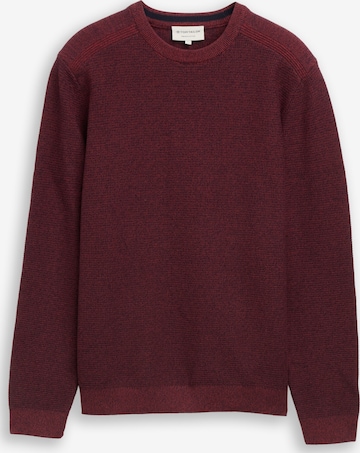 Pullover di TOM TAILOR in rosso: frontale