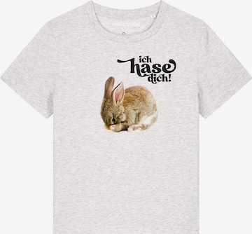 Watapparel Shirt 'Ich hase dich!' in White: front