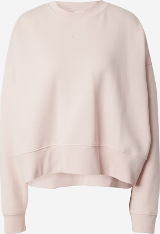 Nike Sportswear Sweatshirt 'ESSENTIAL' in Pink: front