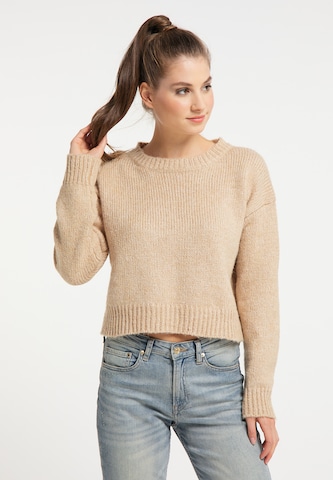 MYMO Sweater in Beige: front