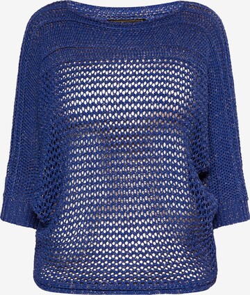 Pull-over faina en bleu : devant