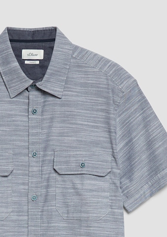 Coupe regular Chemise s.Oliver en bleu