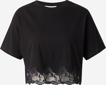 Miss Selfridge - Camisa em preto: frente