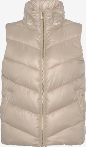 DELMAO Vest in Beige: front