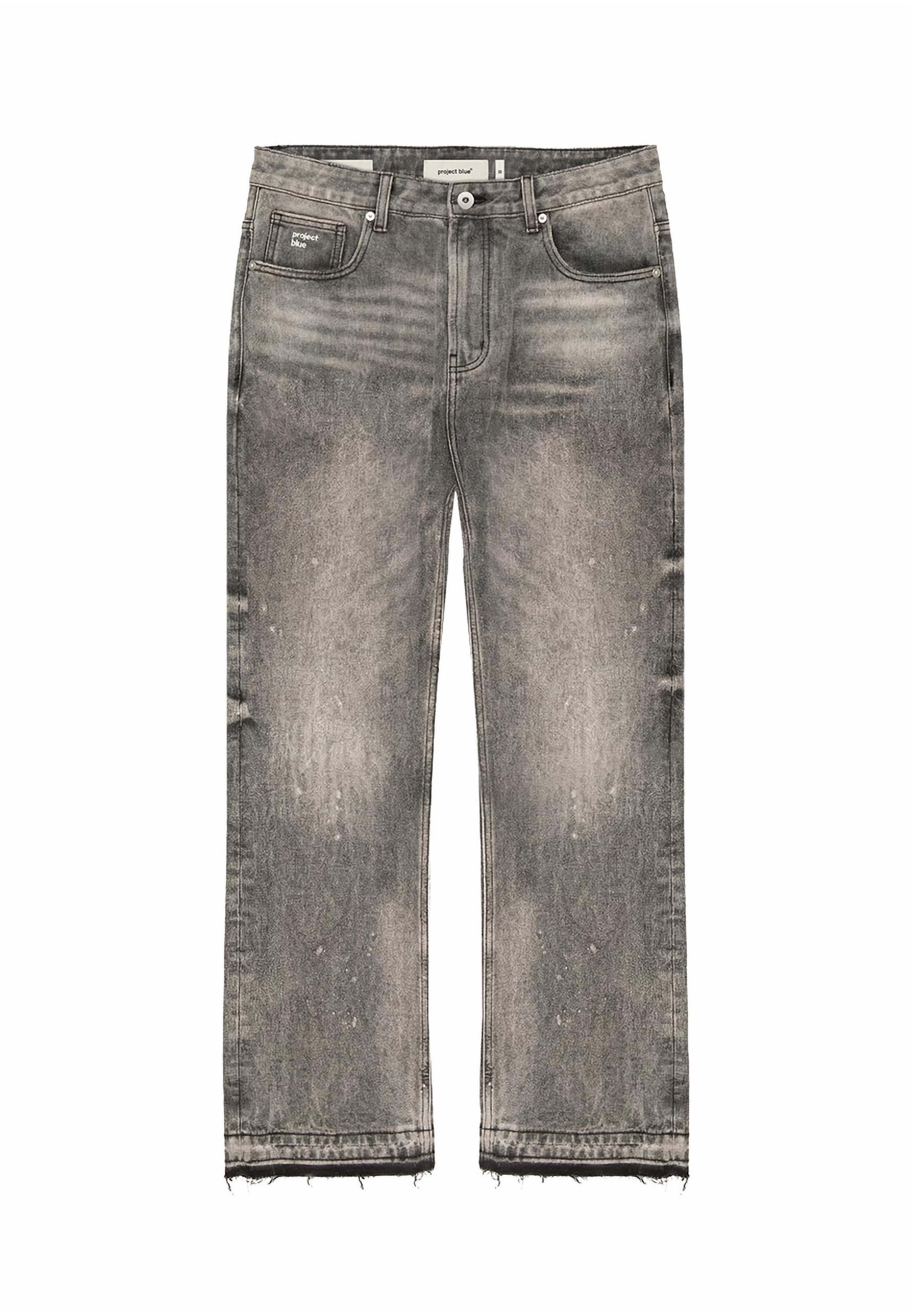 Project Blue Flared Jeans in Grau: Vorderseite