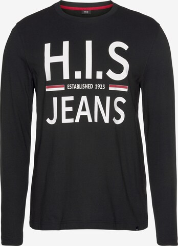 H.I.S Shirt in Black: front