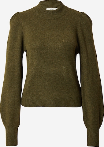 Pull-over 'RUE' JDY en vert : devant