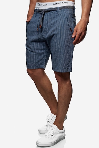 INDICODE JEANS Regular Shorts 'Enford' in Blau