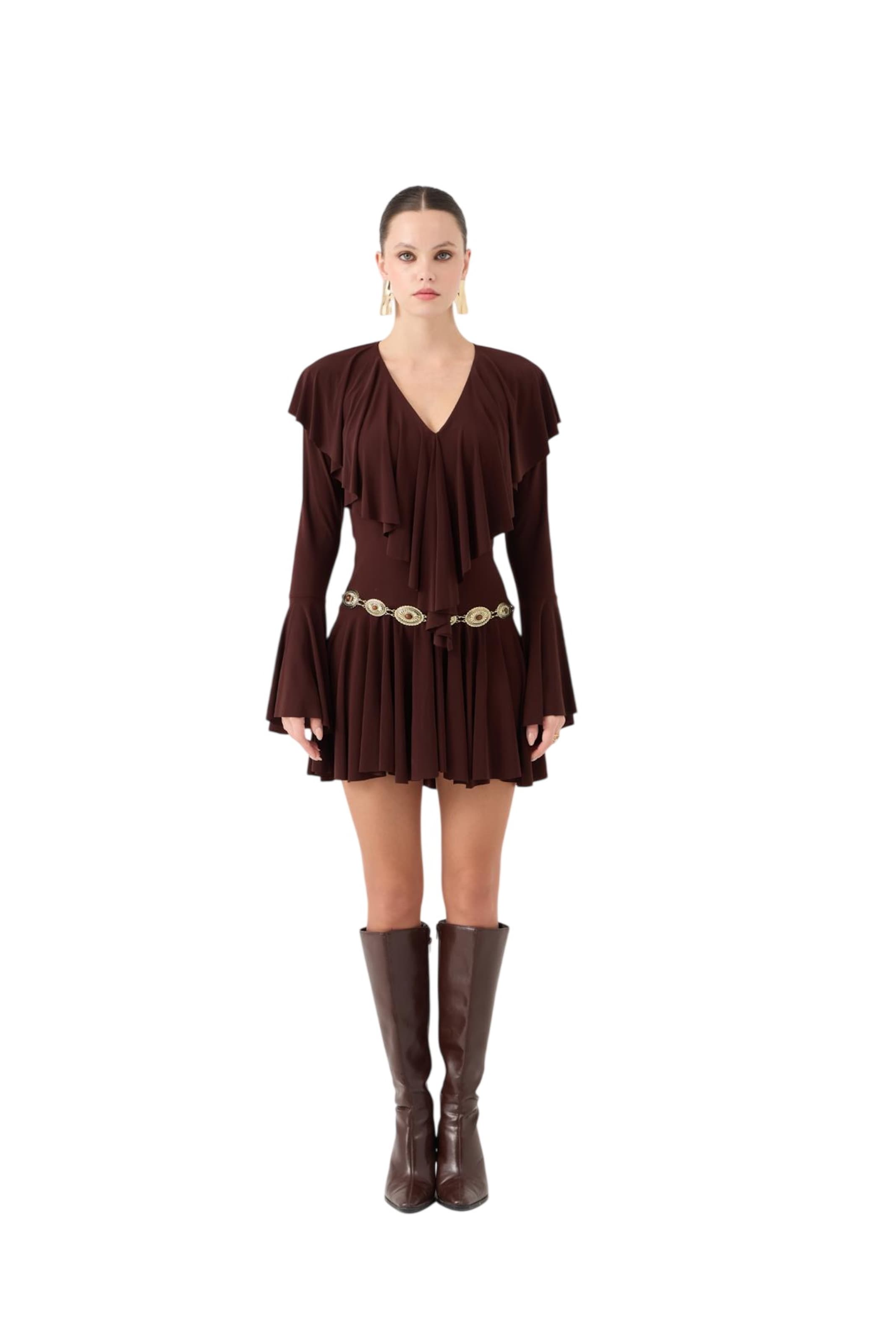 Robe HOLLY LOLLY en marron