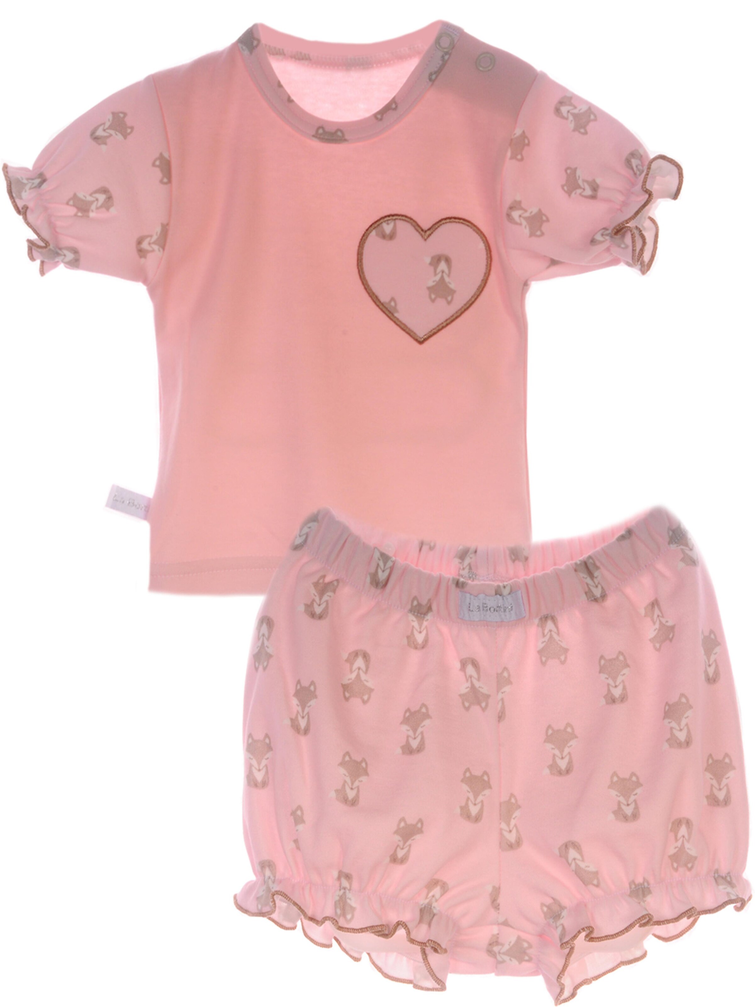 La Bortini Set in Pink: Vorderseite