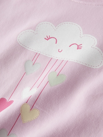 NAME IT Μπλούζα φούτερ 'NMFVISUS' σε ροζ